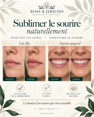 Sourire et lip flip